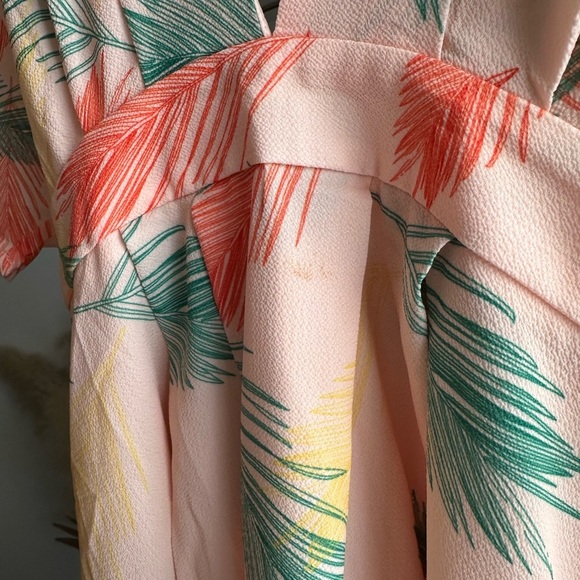 Tropical V Neck Dress - Picture 5 of 5